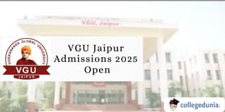 VGU Jaipur Admissions 2025 Open; Apply by January 10